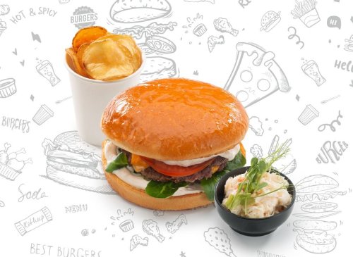 Smashed Cheese Burger