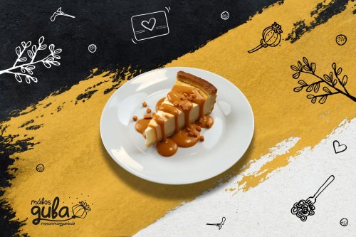 Sajttorta házi karamell öntettel