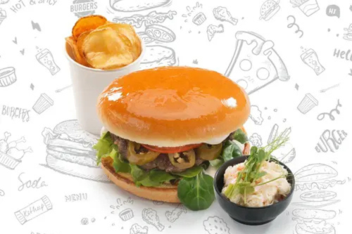 Smashed Chily-Cheesey Burger menü